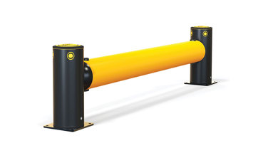 iFlex Single Traffic flexible polymer safety Guardrail side view