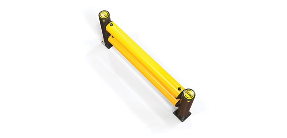 iFlex Double Traffic flexible polymer safety Guardrail top view