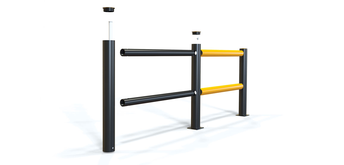 Pedestrian Sliding Safety Gate for Walkway Crossings ASAFE