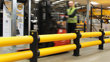 iFlex Double Traffic flexible polymer safety Guardrail at factory
