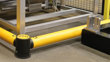 Single Traffic flexible polymer safety Guardrail Ground Level in factory