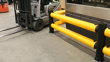 Double Traffic flexible polymer safety Guardrail in factory