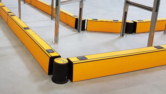 Ground level kerb safety Guardrail protection anti pierce in factory