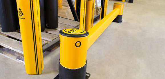 eFlex™ Single RackEnd Guardrails for Racking Protection | A-SAFE