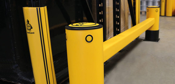 eFlex™ Single RackEnd Guardrails for Racking Protection | A-SAFE
