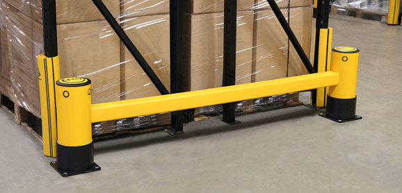 eFlex™ Single RackEnd Barriers for Racking Protection | A-SAFE