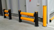 iFlex Double Traffic flexible polymer safety Guardrail at factory