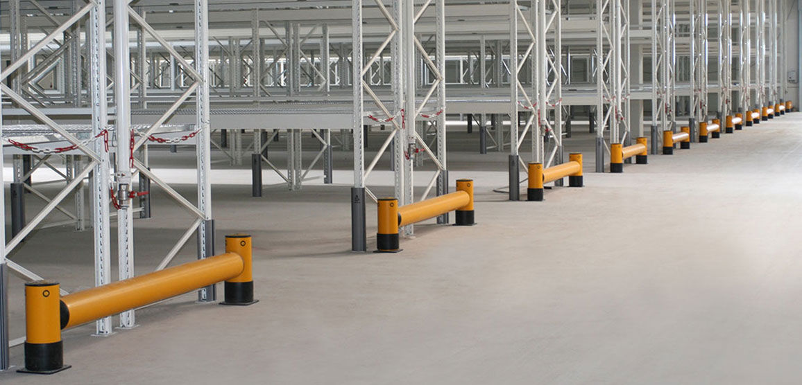 iFlex™ Single RackEnd Barriers | A-SAFE Racking Protection