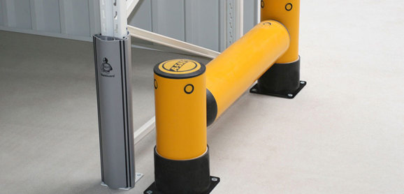 Rackend single flexible polymer safety Guardrail Yellow Post at Volkswagen