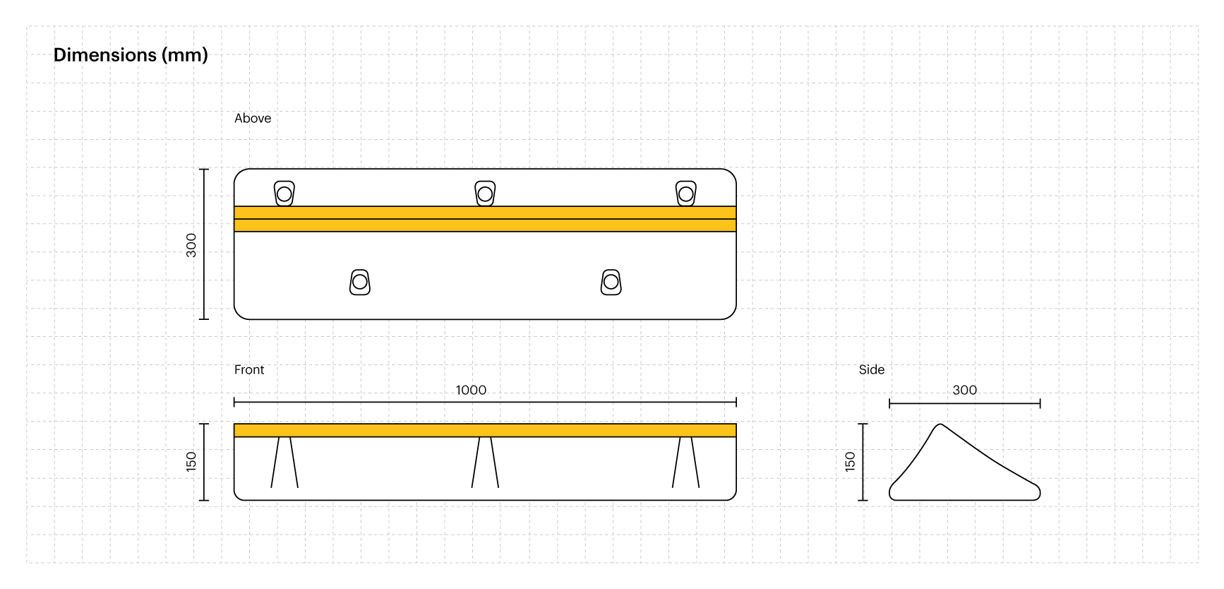 Rubber parking stops for trucks, lorries and HGVs | A-SAFE