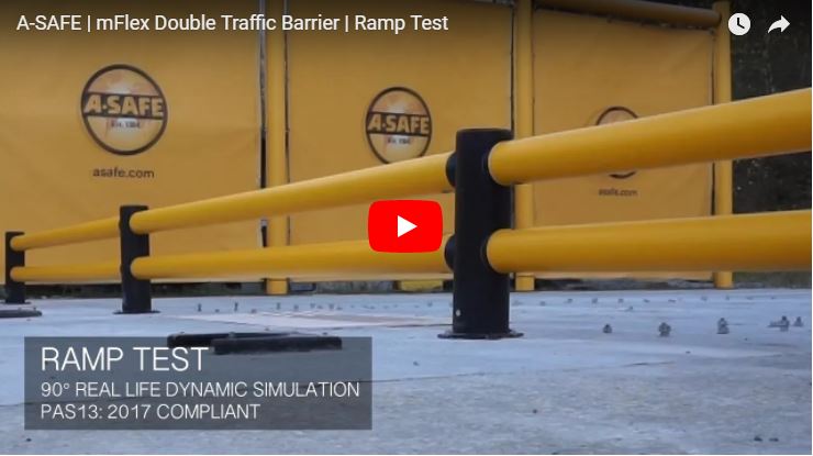 Flexible Polymer Safety Barrier Ramp Testing | A-SAFE