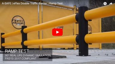 Flexible Polymer Safety Barrier Ramp Testing | A-SAFE