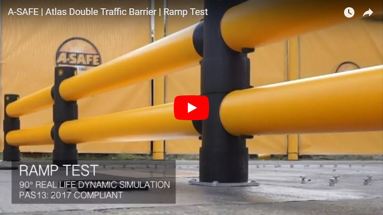 Flexible Polymer Safety Barrier Ramp Testing | A-SAFE