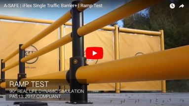 Flexible Polymer Safety Barrier Ramp Testing | A-SAFE