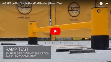 eFlex Single RackEnd Guardrail