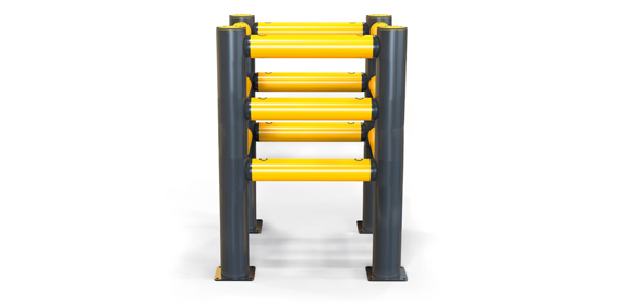 iFlexRail Column Guards | A-SAFE Infrastructure Protection