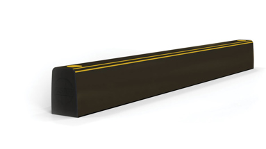 Ground level kerb safety Guardrail protection anti pierce side view