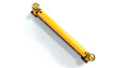 rackend flexible polymer safety guardrail with fork guard ground level protection top view