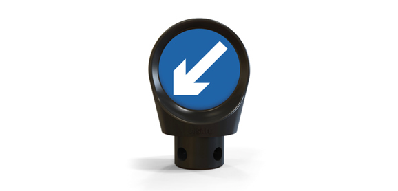 safety sign cap for traffic management, hazards, regulatory information and safety messages 