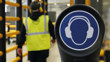 safety sign cap for traffic management, hazards, regulatory information and safety messages in warehouse