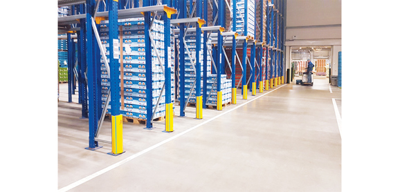 RackGuard™ Rack Leg Protectors for Cold Storage | A-SAFE