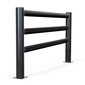 iFlex Pedestrian Barrier 3 Rail Cold Storage