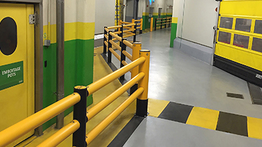 Pedestrian Safety Barriers – Industrial-Strength Polymer | A-SAFE