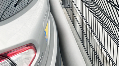 ONEVER Parcheggio Auto Porta Protector garage gomma Guardia respingente a muro di sicurezza 