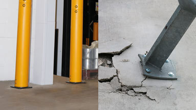 No floor damage