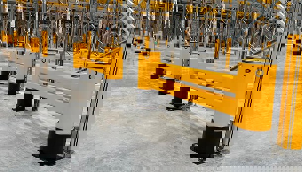 Rack end barriers