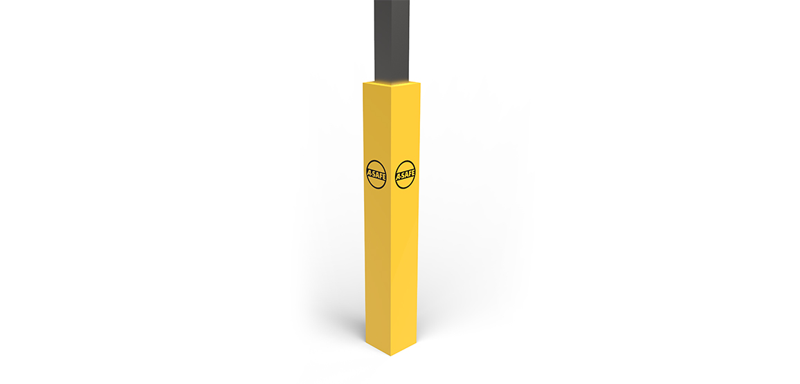 Padded protection for columns & vertical posts | A-SAFE
