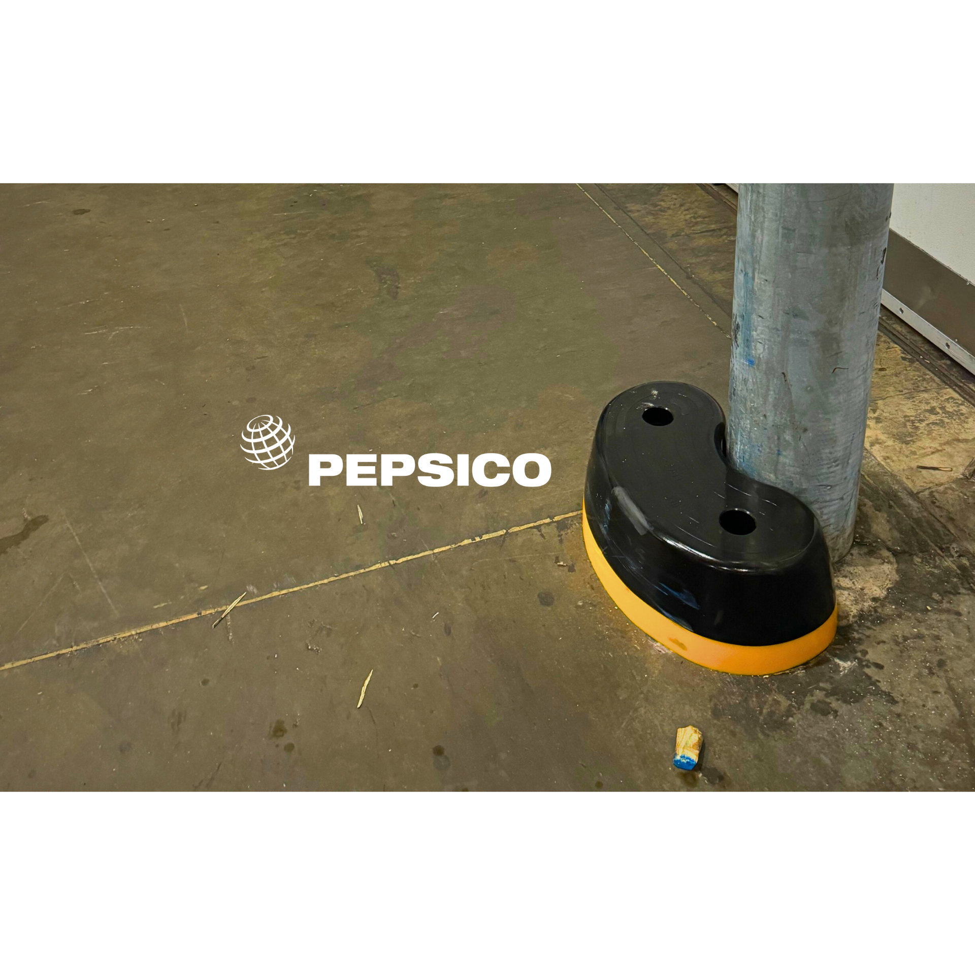 PepsiCo site: barrier run protecting walkways